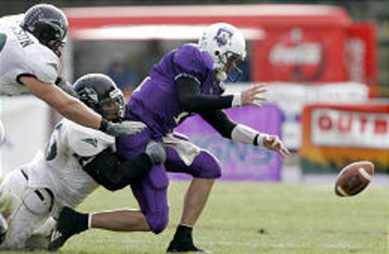 QB Ian Pizarro's fumble against Portland State was symbolic of the Wildcats' botched 1-10 season.