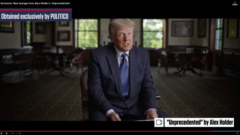Politico published a trailer of the new docuseries about the Trump family.