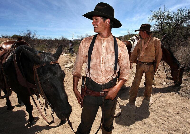 Ric Maddox, dressed as Jesse Struthers, is photographed on June 12, 2012 in Tombstone, Ariz. Maddox is the lead actor in Dead Men, an upcoming Western web series. Filming for the web series began in May, when crews shot for two weeks before taking an ex
