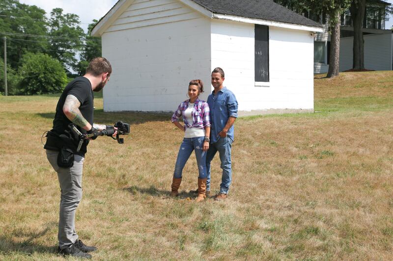 Treger and Rob Strasberg in the TV show "Welcome Home," on BYUtv at 8 p.m.
