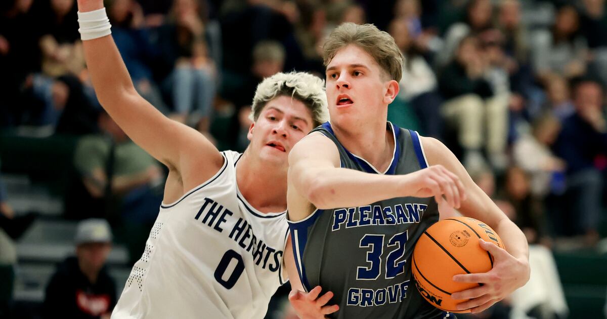 High school boys basketball Pleasant Grove beats Brighton Deseret News