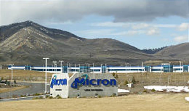 Much of the 2.3 million-square-foot Micron plant in Lehi has remained dormant with only 500 workers on-site.