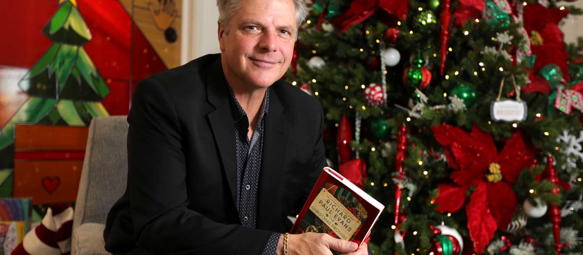 Richard Paul Evans, author of “The Christmas Box,” poses for a portrait.
