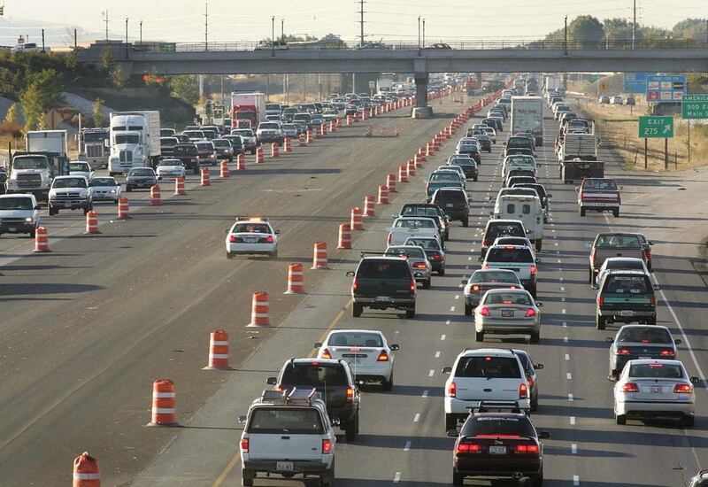 Break lights along I-15 between Lehi and University Parkway in Orem.