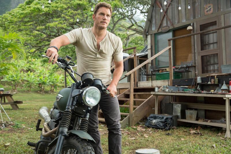 Chris Pratt Stars as Owen in “Jurassic World.”