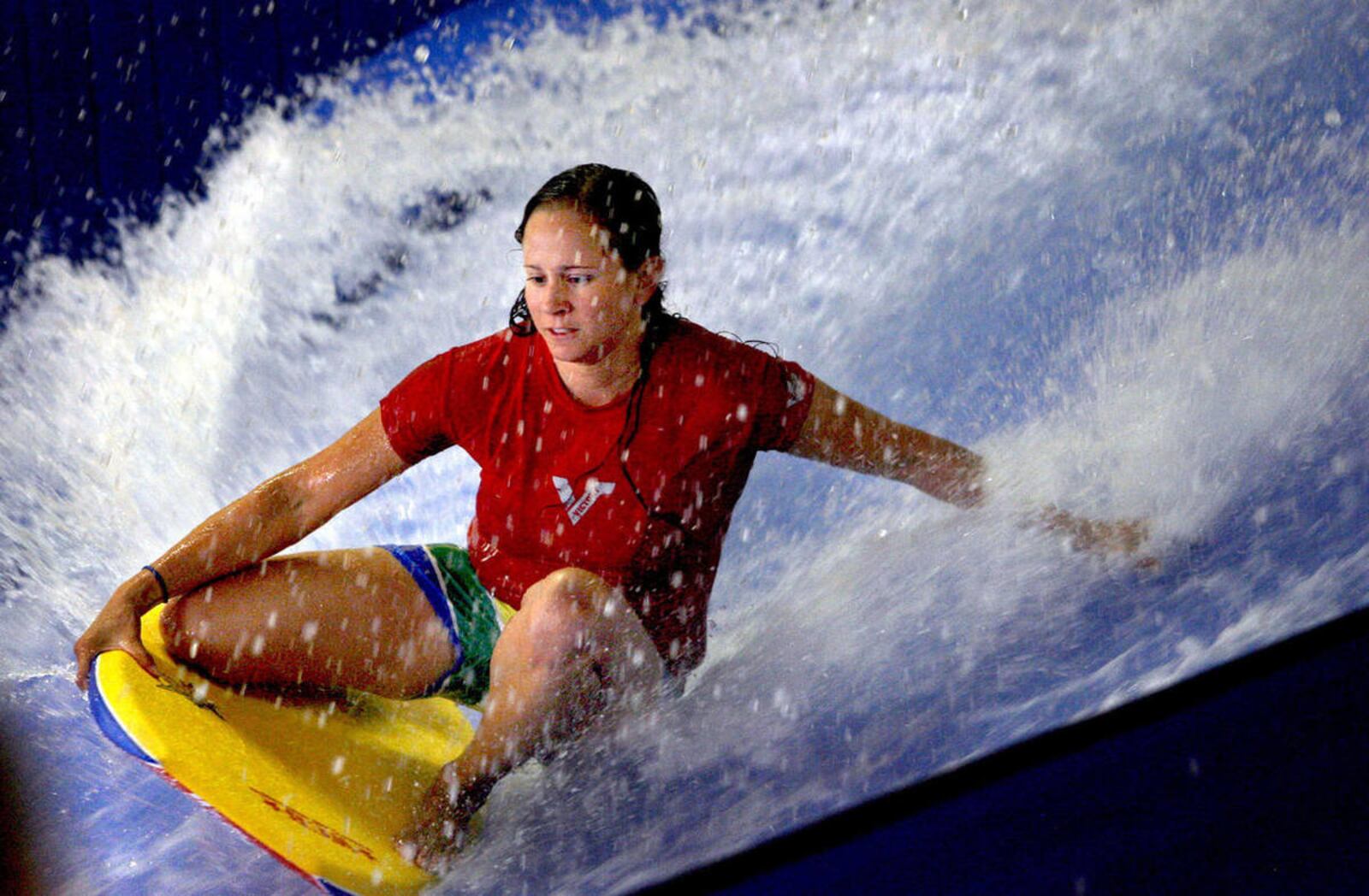 Photos: Flowboarders practice for FlowRider championships in Ogden ...