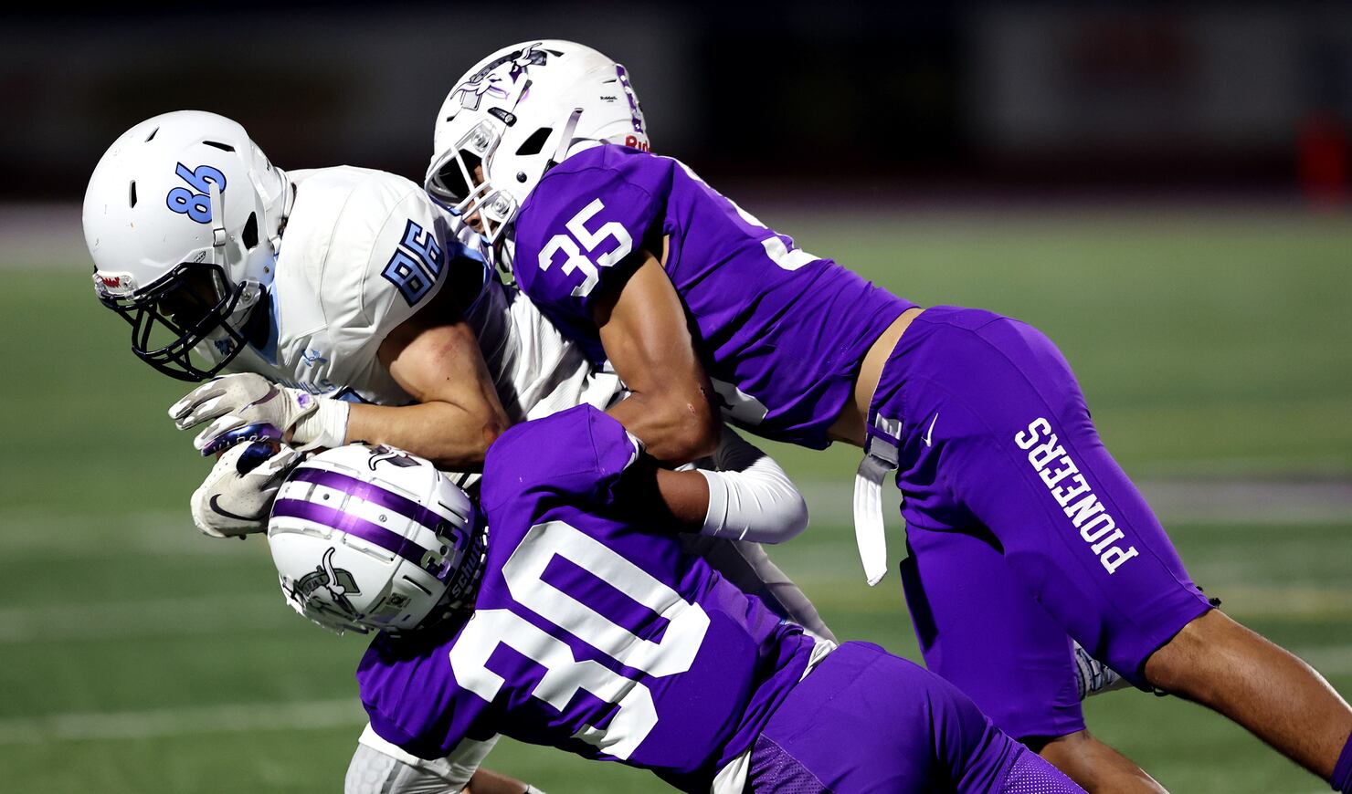 High school football Lehi routs Salem Hills for first win of the