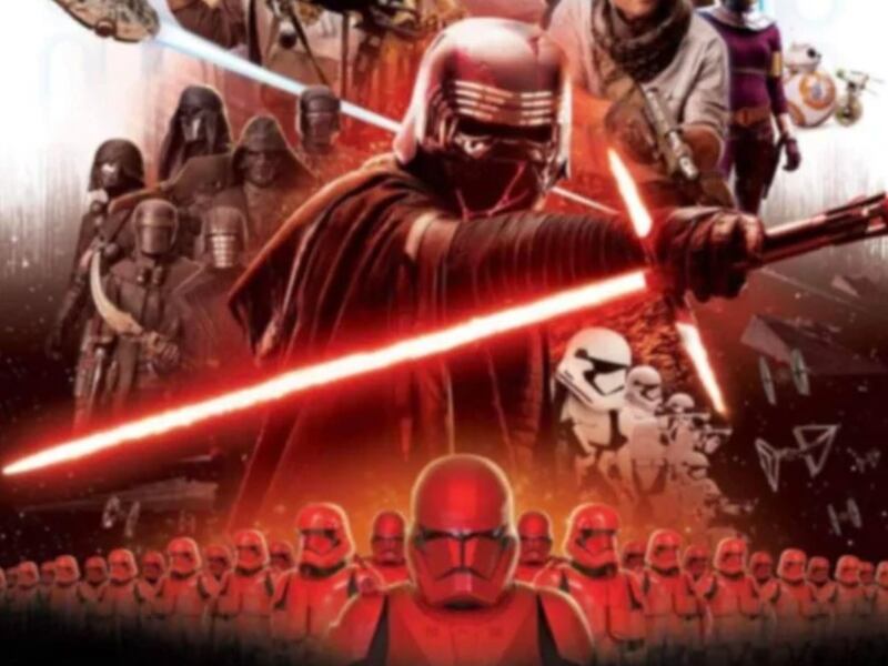 A poster for “Star Wars: Episode IX” has leaked and gives us our first look at the upcoming “Star Wars” film.