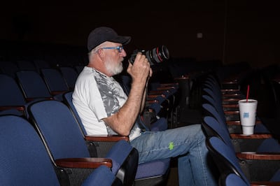 Randy Blackburn watches students rehearse "Once on This Island" at Lehi High School in Lehi on Monday, Nov. 5, 2018. Blackburn, a professional artist, has been volunteering as the set builder for the Lehi Theater Department for 10 years.
