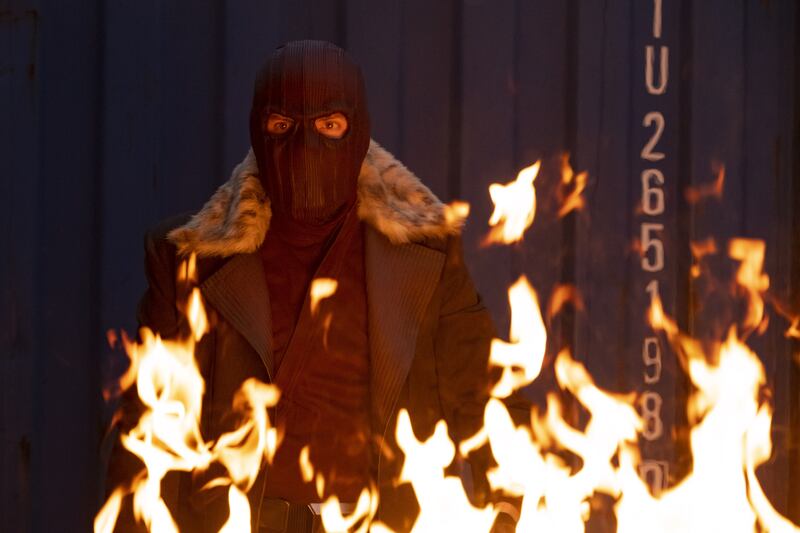 Zemo (Daniel Brühl) appears in “The Falcon and the Winter Soldier.”