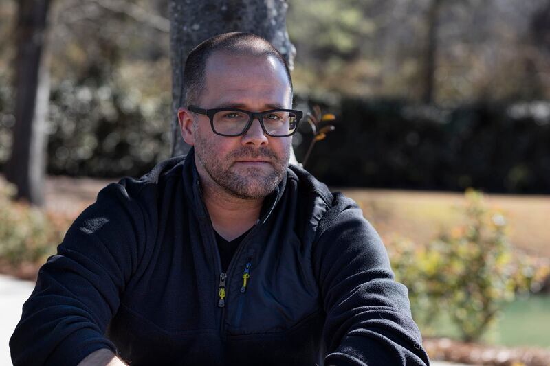 Steve Austin, a life coach, speaker and author, is photographed outside his office in Birmingham, Alabama on March 6, 2018.
