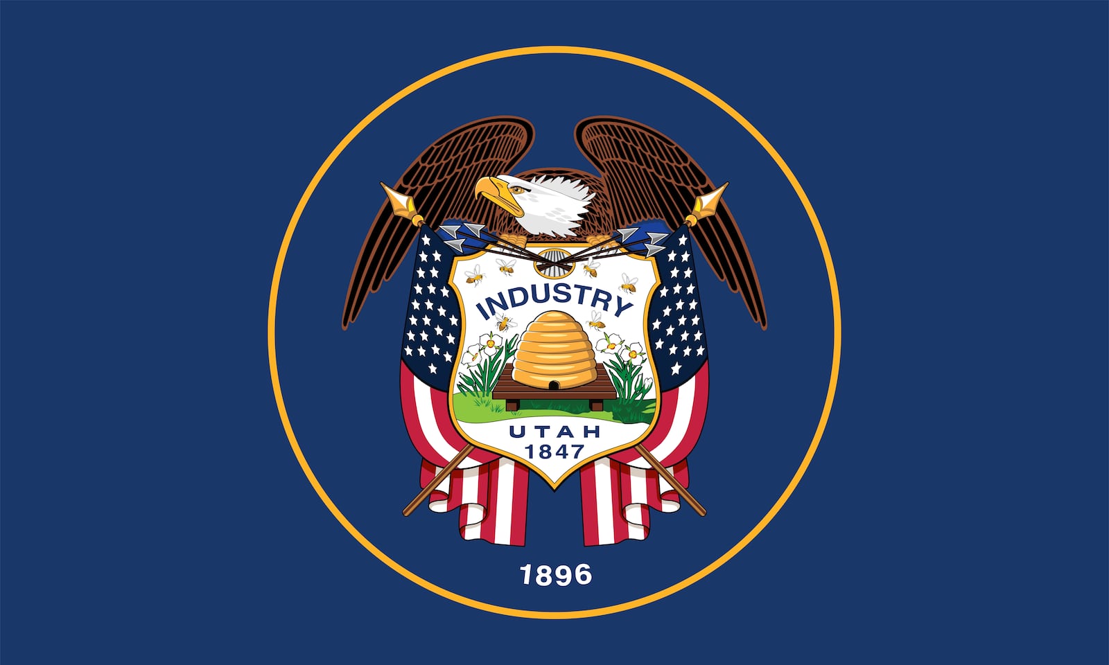 Utah State Flag History How Many Times Has It Changed Deseret News Utah state flag history how many times has it changed deseret news