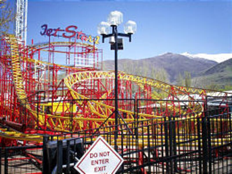 The Jet Star 2 roller coaster opened in 1976 at Lagoon and was refurbished in 2004-05. It reaches speeds of up to 45 mph.