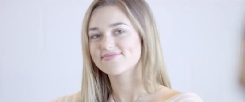 Sadie Robertson in a new music video with "Anthem Lights."