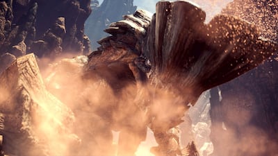 Each monster, like the armored Barroth, is well-suited to its environment.