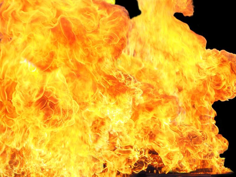 A Sunset man was on life support Saturday after he was burned when his house caught fire.