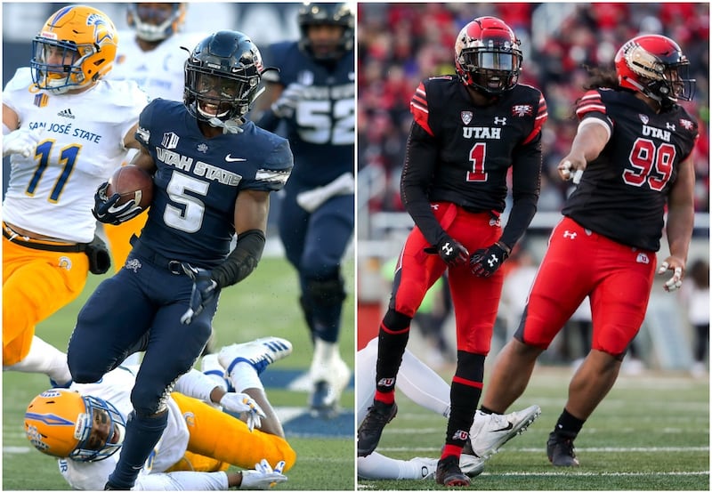 Utah State and Utah are ranked in both the Coaches and Associated Press polls this week.
