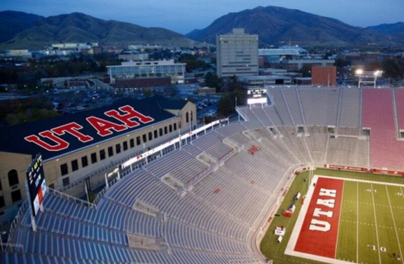 A <a href="http://www.gofundme.com/a26ezb3wq4">GoFundMe page</a> includes a picture of what adding "Utah" on the roof of the fieldhouse would look like.