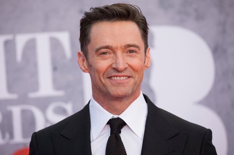 Hugh Jackman poses for photographers upon arrival at the Brit Awards 2019 in London, Wednesday, Feb. 20, 2019. Jackman will take on the role of “Professor” Harold Hill in the 2020 Broadway revival of “The Music Man,” according to media sources.