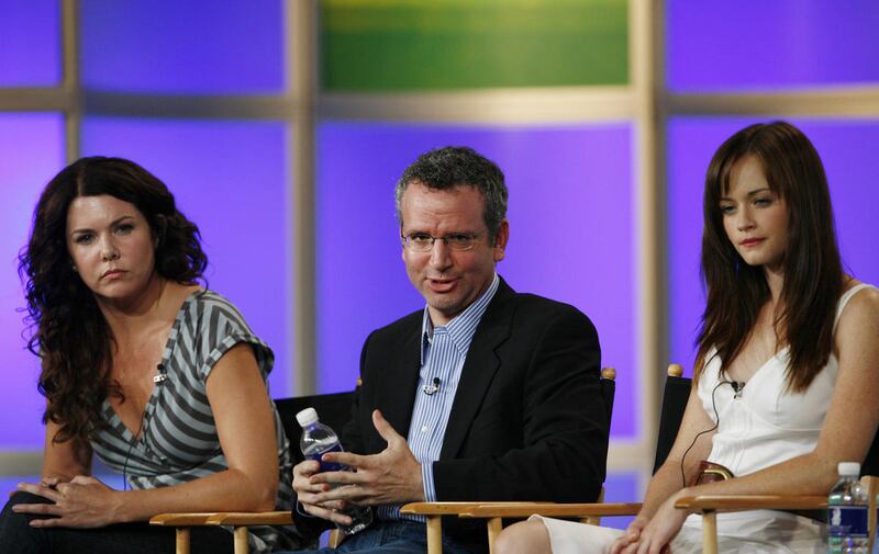 Actresses Alexis Bledel, right, and Lauren Graham, left, are the stars of "Gilmore Girls."