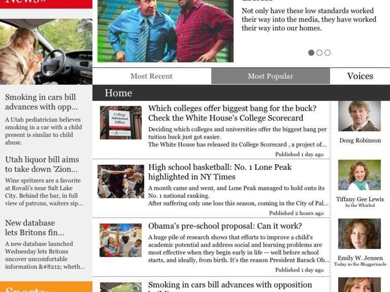 Deseret News iPad app