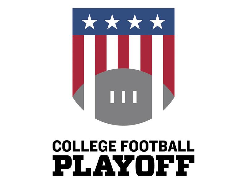 This image provided by the Bowl Championship Series on Tuesday, April 23, 2013, shows one of four choices for the College Football Playoff, successor to the BCS in 2014. They logos are displayed on the event’s new website, www.collegefootballplayoff.com w