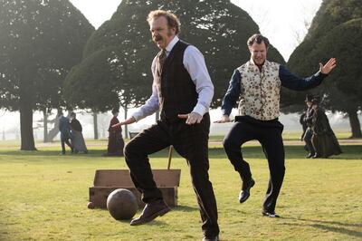 Watson (John C. Reilly) and Sherlock Holmes (Will Ferrell) in Columbia Pictures' "Holmes & Watson."