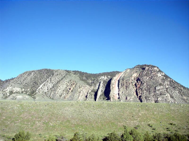 Montana's Devil's Slide is north of Yellowstone National Park and is remarkably similar to Utah's formation of same name.