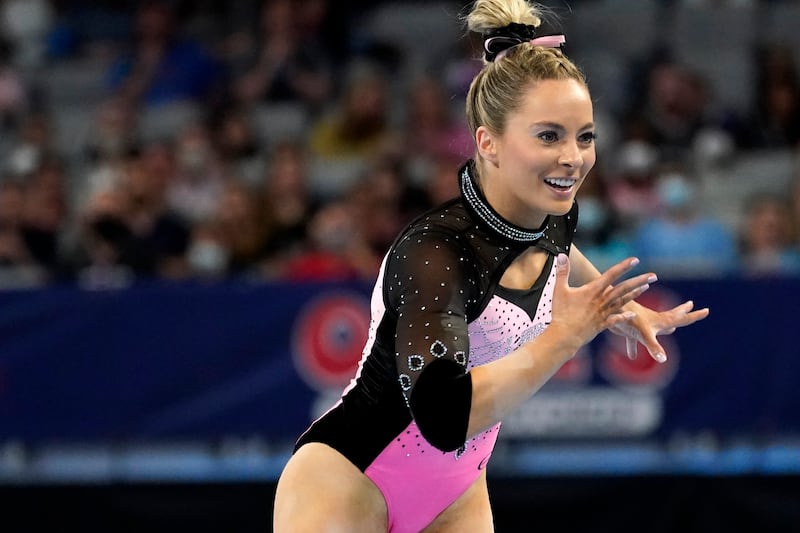 MyKayla Skinner competes during the U.S. Gymnastics Championships