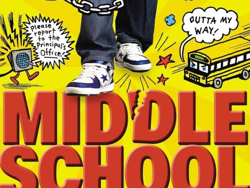 In this book cover image released by Little, Brown for Young Readers, "Middle School: The Worst Years of My Life," by James Patterson and Chris Tebbetts, is shown.