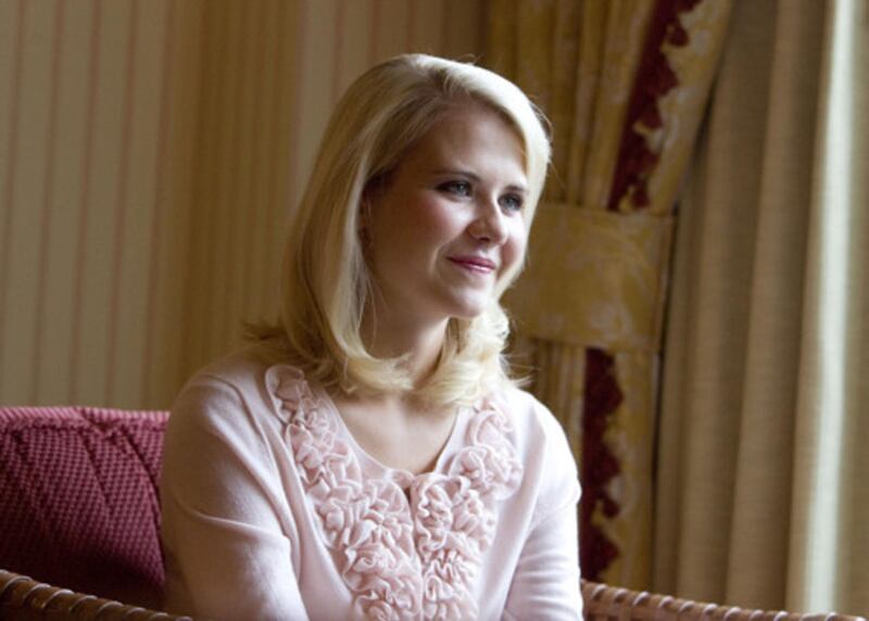 FILE — Elizabeth Smart is interviewed in Salt Lake City on Wednesday, May 18, 2011.