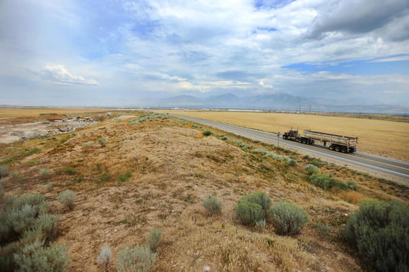 FILE — Land in West Jordan that may be purchased by Facebook for a data center is seen on Friday, Aug. 5, 2016.