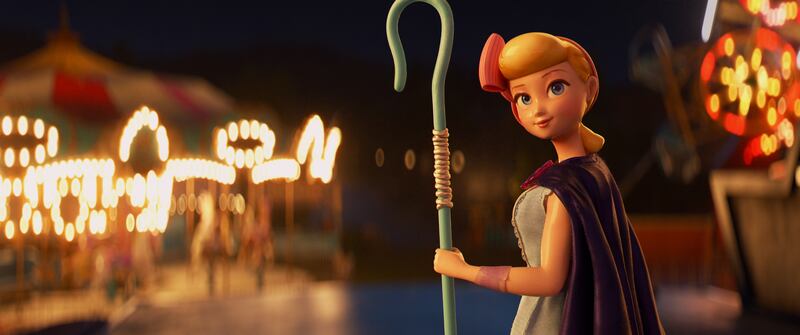 Bo Beep (Annie Potts) in a scene from the film "Toy Story 4."
