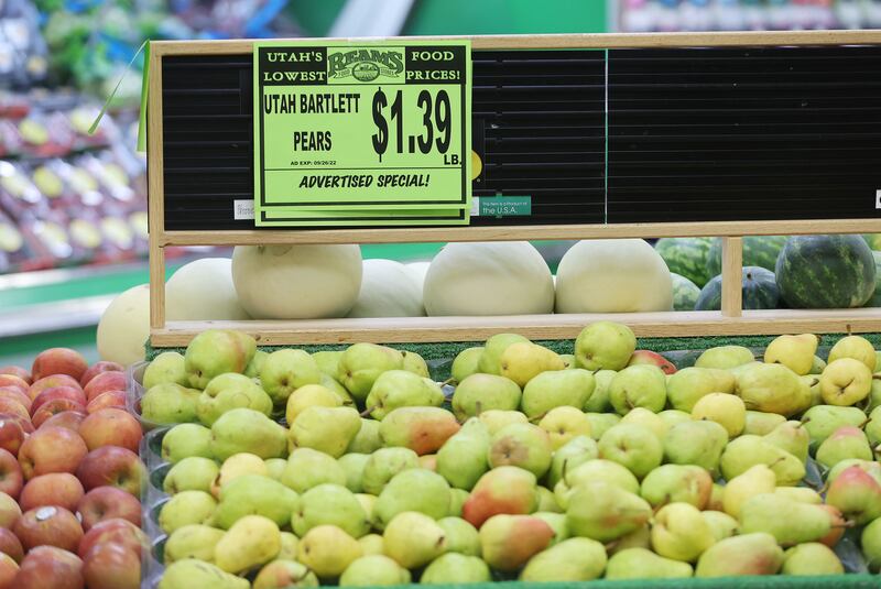 Produce for sale at Reams Food Store in Sandy on Sept. 23, 2022.