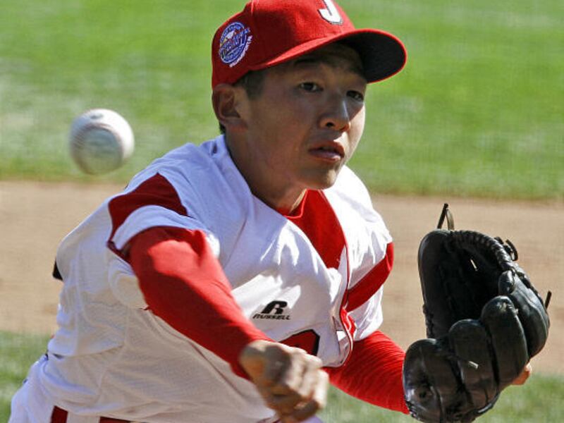 Japan's Ryusuke Ikeda helped his team win the Little League World Series over Hawaii.