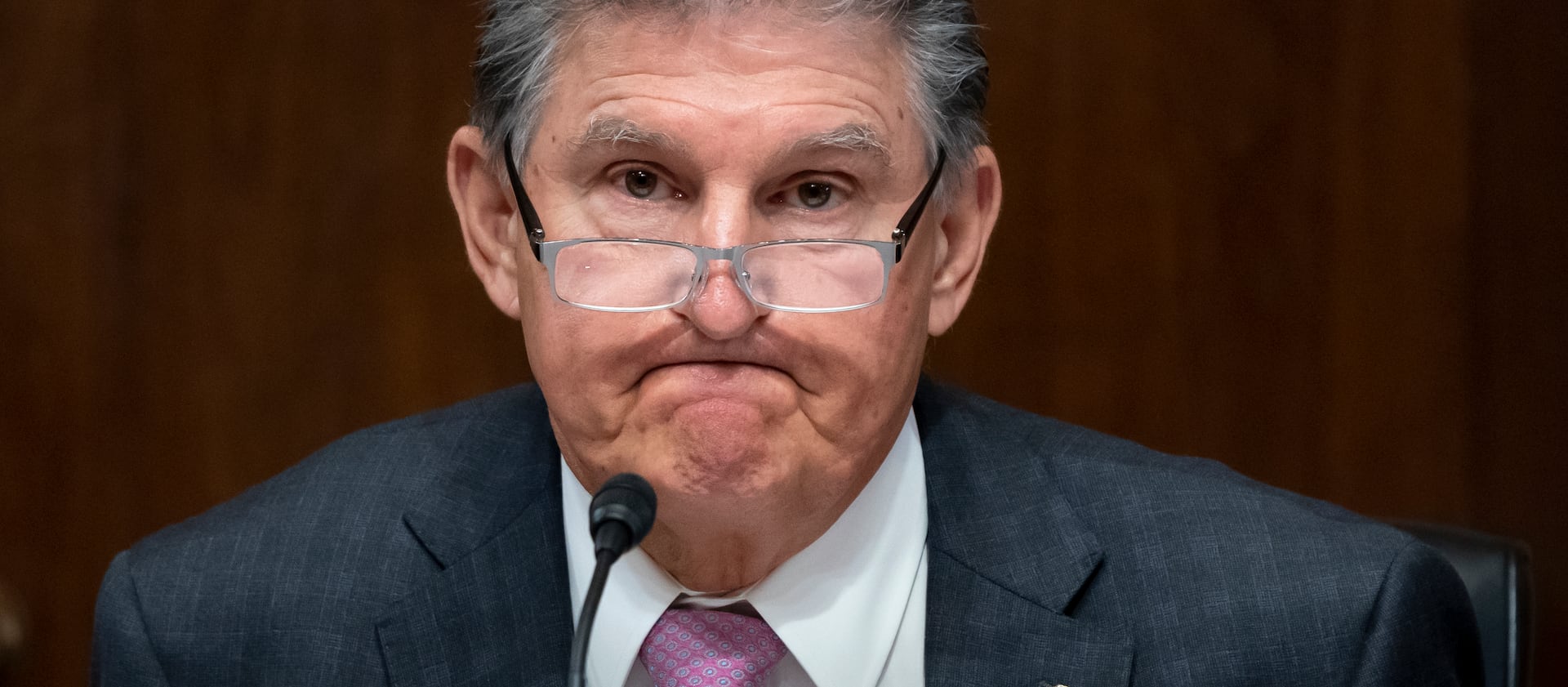 Sen. Joe Manchin, D-W.Va., chairs a hearing of the Senate Energy and Natural Resources Committee.
