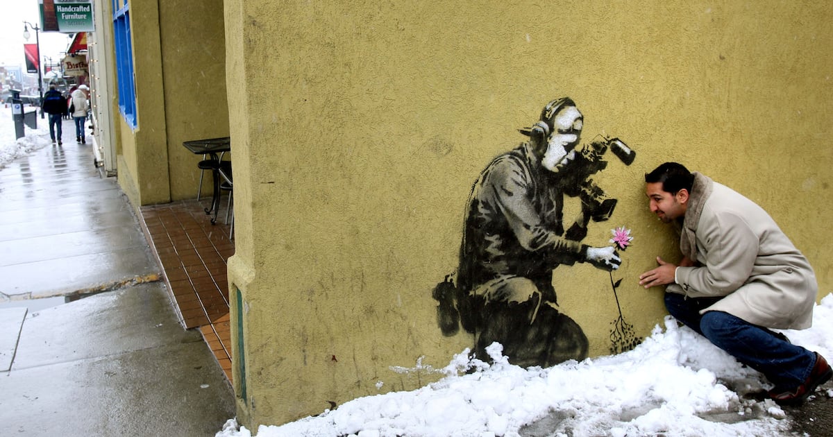 Has Banksy Been Identified Who Is The Artist Behind Banksy Deseret News has-banksy-been-identified-who-is-the-artist-behind-banksy-deseret-news