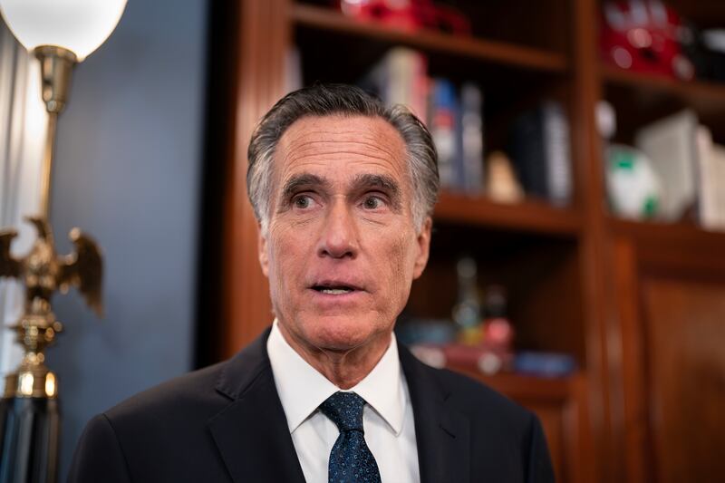 Utah Republican Sen. Mitt Romney says he will not run for reelection in 2024.