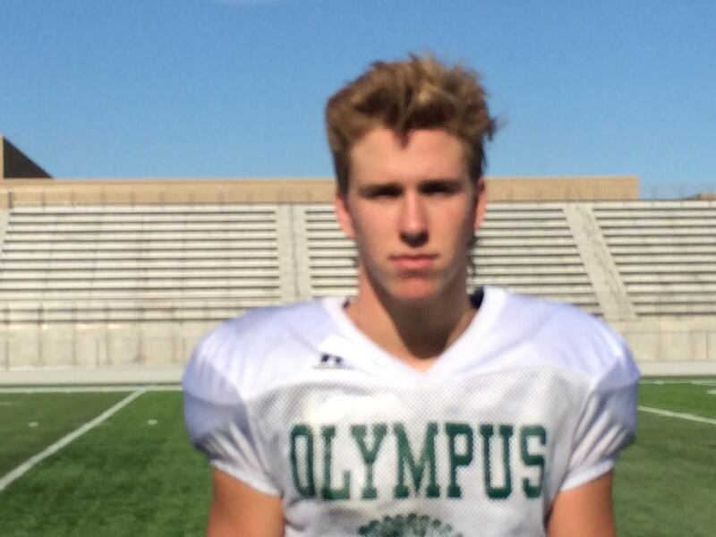 Ben Bywater, running back/linebacker, Olympus High School.