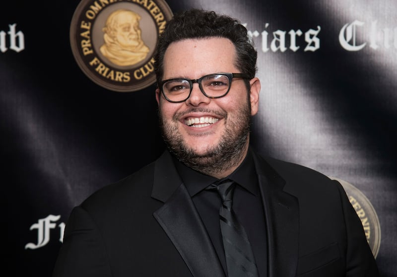 Josh Gad attends the Friars Club Entertainment Icon Award ceremony Monday, Nov. 12, 2018, in New York. Gad will be producing the latest Disney live action remake and is rumored to play Quasimodo. (Photo by Charles Sykes/Invision/AP)