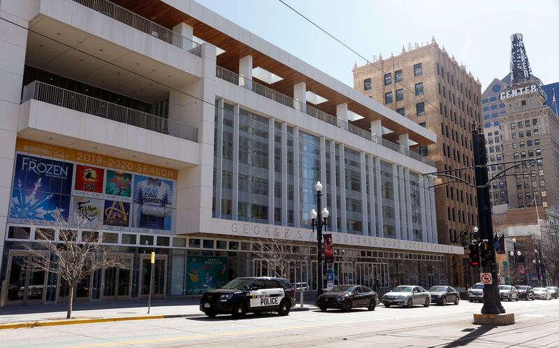 Eccles Theater in Salt Lake City is pictured on Thursday, Feb. 27, 2020.