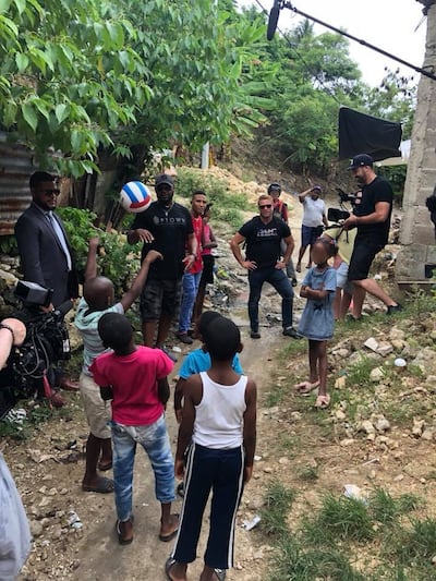 ESPN films children interacting with members of Operation Underground Railroad at an aftercare center for rescued children in the Dominican Republic.