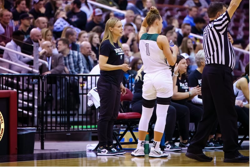 Amber Whiting spent four seasons coaching at Burley High in Idaho.