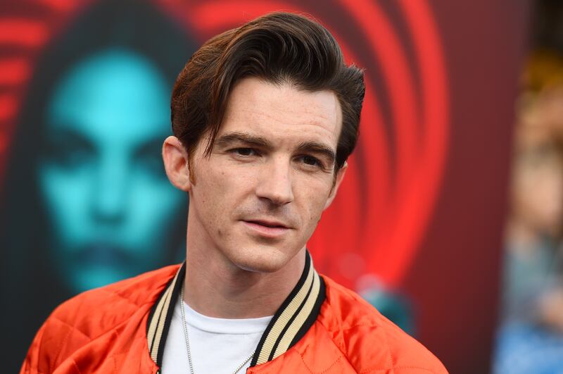 Drake Bell appears at the world premiere of “The Spy Who Dumped Me” in Los Angeles.