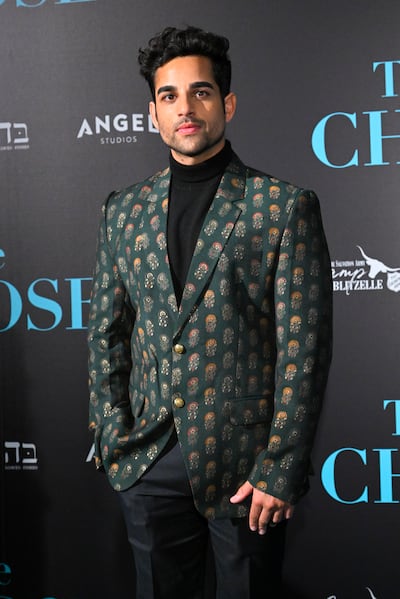 Paras Patel, who portrays Matthew on “The Chosen,” attends the theatrical premiere of Season 3.