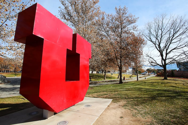 The University of Utah campus in Salt Lake City is pictured on Nov. 18, 2019.