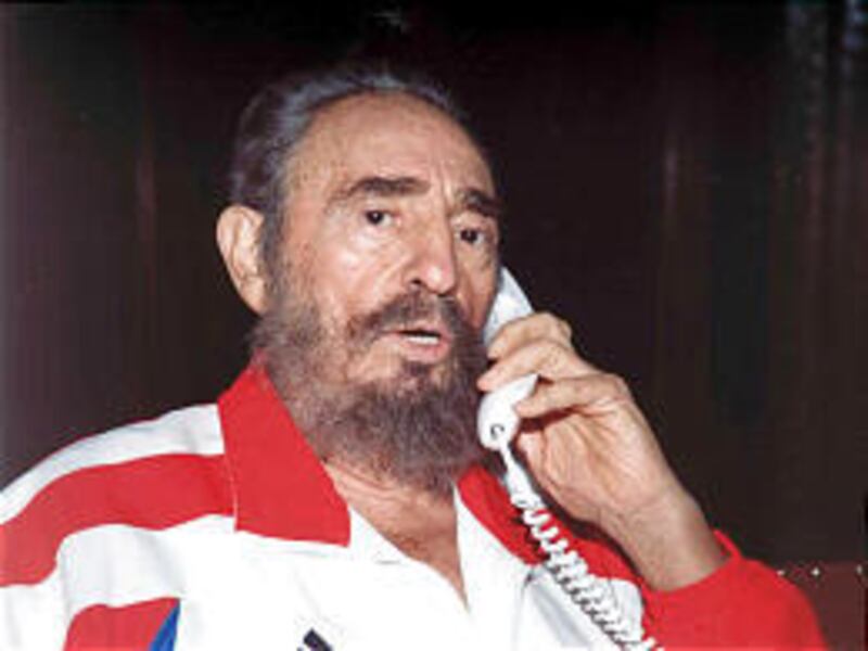 The first photographs of President Fidel Castro after his gastrointestinal surgery were released Sunday.