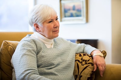Gail Miller talks about her new book and embracing her role as a woman in business during an interview at her office in Sandy on Wednesday, March 14, 2018.