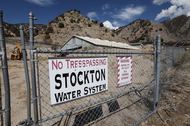 The water treatment plant in Stockton, Tooele County, is pictured on Thursday, Aug. 25, 2022.