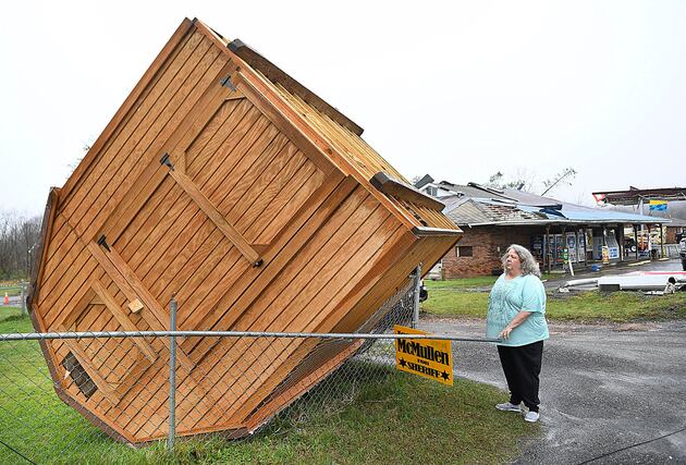Deadly storms and tornadoes in Georgia and Illinois: This photo gallery shows the storm’s damage
